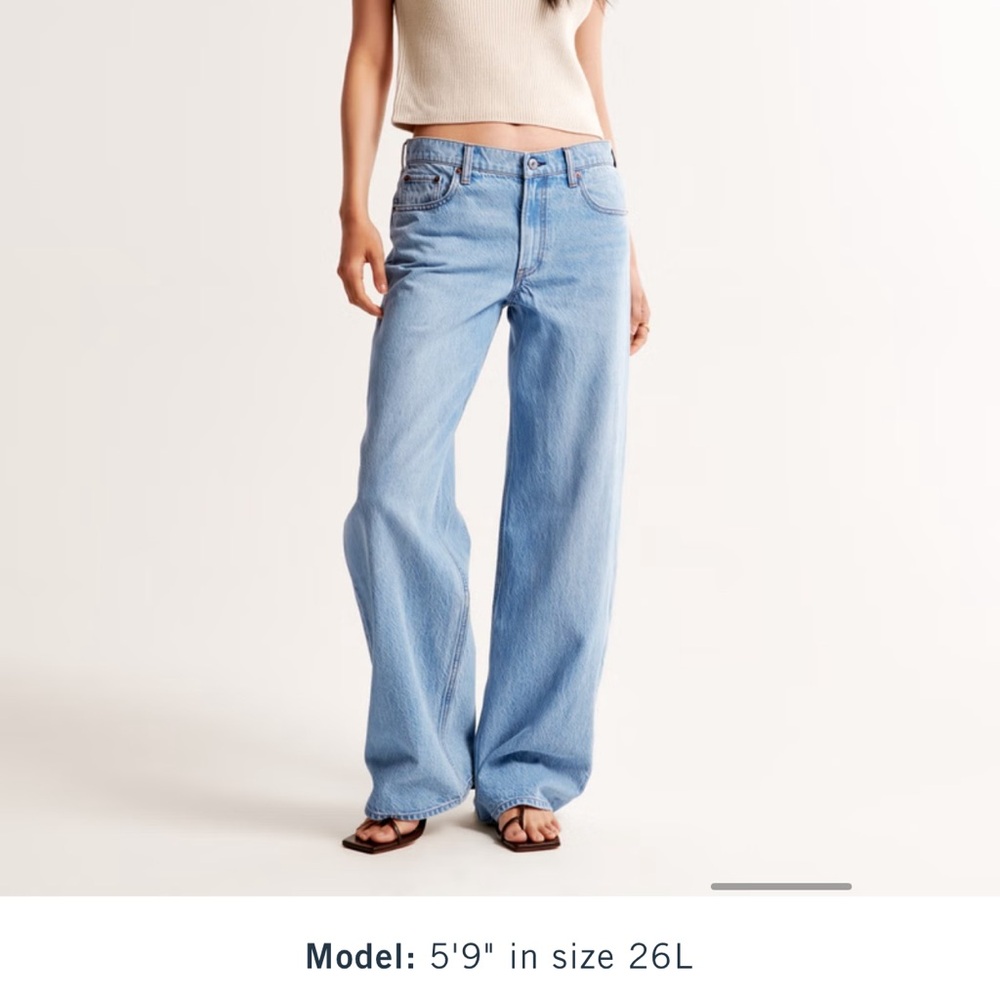 Trendy Ultra Loose Low Rise Jeans